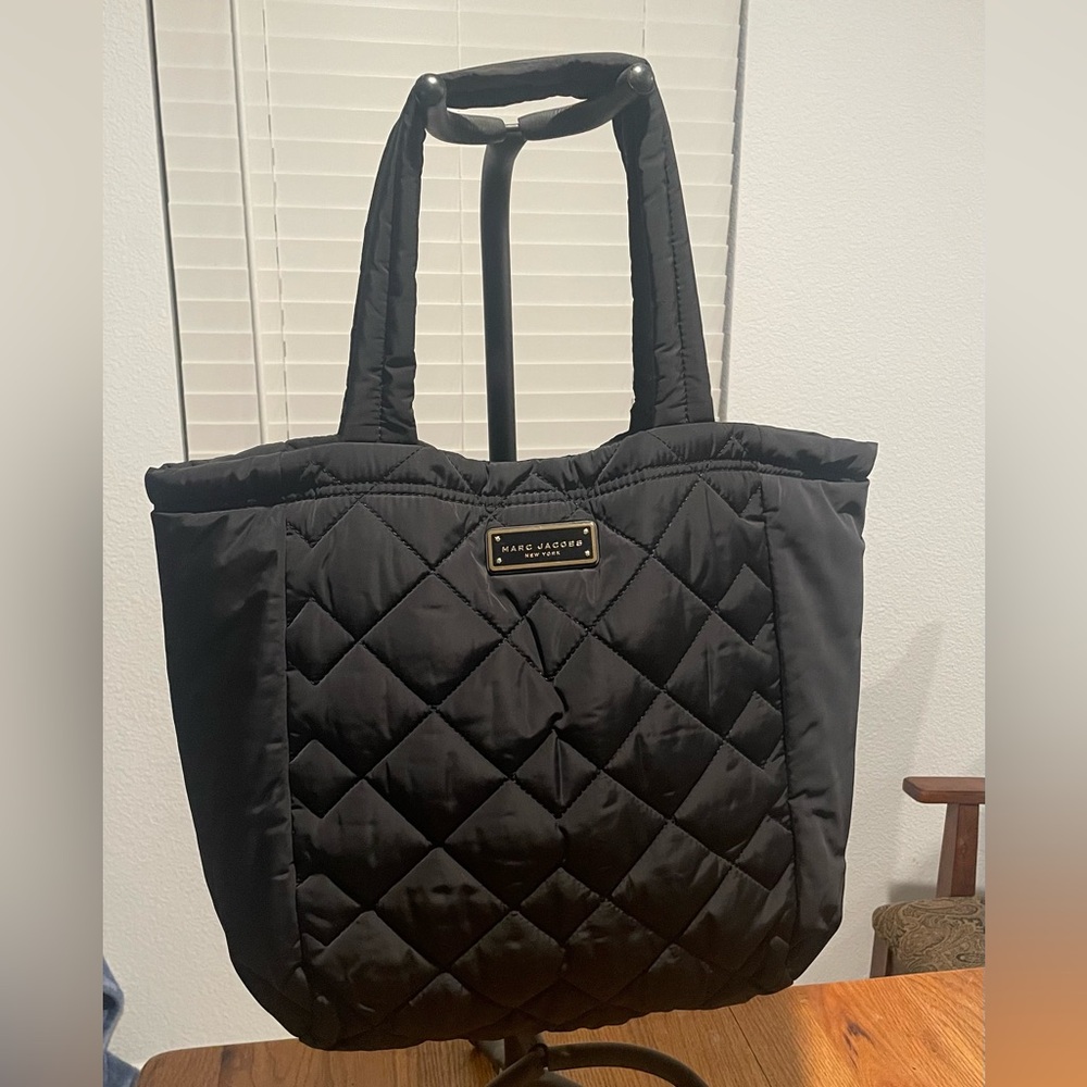 Marc Jacobs Black Quilted Tote Bag